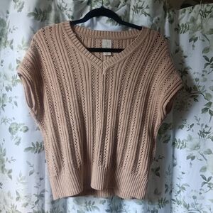 Joie Women's V-Neck Sweater in Tan